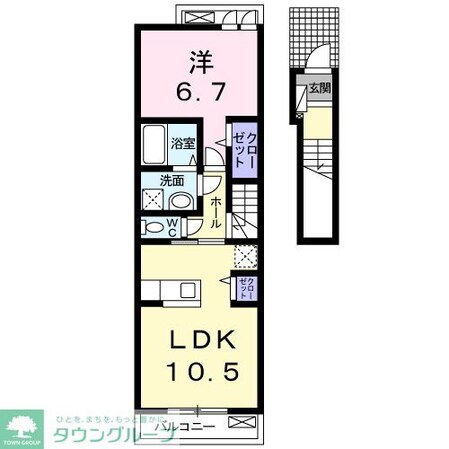 メゾン ボヌールの物件間取画像